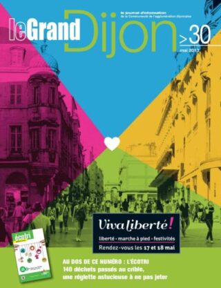 Couverture du magazine Le Grand Dijon de mai 2013